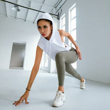 Afbeelding in Gallery-weergave laden, DIO Sports Top Hooded Sleeveless Fitness or Yoga Tank Activewear - Bali Lumbung