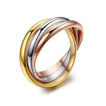 Afbeelding in Gallery-weergave laden, ROYAL Tricolored or Silver  Colors Classic Rolling Rings - Bali Lumbung