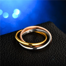 Afbeelding in Gallery-weergave laden, ROYAL Tricolored or Silver  Colors Classic Rolling Rings - Bali Lumbung