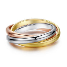 Afbeelding in Gallery-weergave laden, ROYAL Tricolored or Silver  Colors Classic Rolling Rings - Bali Lumbung