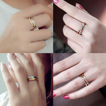 Afbeelding in Gallery-weergave laden, ROYAL Tricolored or Silver  Colors Classic Rolling Rings - Bali Lumbung