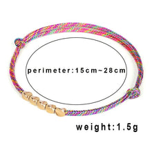 Cargar imagen en el visor de la galería, GARMA Tibetan Buddhist Style Braided Lucky Rope Handmade Copper Beads Bracelets