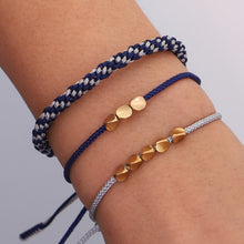 Cargar imagen en el visor de la galería, GARMA Tibetan Buddhist Style Braided Lucky Rope Handmade Copper Beads Bracelets