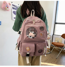 Load image into Gallery viewer, PEPPY #3 Waterproof Candy Color Backpack Set with Tiny Baby Cow