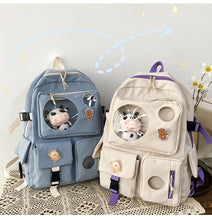 Load image into Gallery viewer, PEPPY #3 Waterproof Candy Color Backpack Set with Tiny Baby Cow