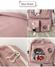 Load image into Gallery viewer, PEPPY #3 Waterproof Candy Color Backpack Set with Tiny Baby Cow