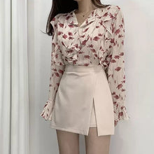 Laden Sie das Bild in den Galerie-Viewer, NOLA Side-slit Stretchy Irregular Mini Skirt Skort - Bali Lumbung