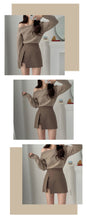 Laden Sie das Bild in den Galerie-Viewer, NOLA Side-slit Stretchy Irregular Mini Skirt Skort - Bali Lumbung