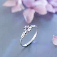 Load image into Gallery viewer, LAUT Sterling Silver Cubic Zirconia Wedding Engagement Rings