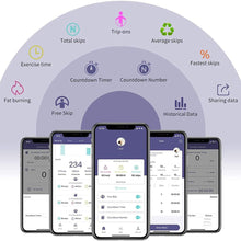 Load image into Gallery viewer, SKIPP Smart Jump Rope with counter USB Rechargeable