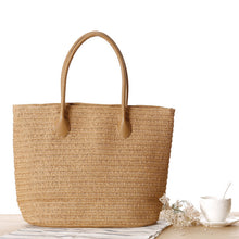 Load image into Gallery viewer, OTTO Weaving Handmade Straw Bag Handbag Tote Bag Shoulder Bag - Bali Lumbung