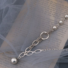 Load image into Gallery viewer, RIVER Unique Design Sterling Silver Chain Round Pendant Necklace - Bali Lumbung