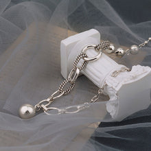 Load image into Gallery viewer, RIVER Unique Design Sterling Silver Chain Round Pendant Necklace - Bali Lumbung