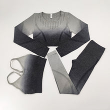 Load image into Gallery viewer, MARIS Gym Clothing for Woman Yoga Fitness Sets 2 or 3 Pieces Sports Bra or Long Sleeves Crop Top & Leggings
