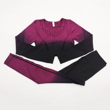 Load image into Gallery viewer, MARIS Gym Clothing for Woman Yoga Fitness Sets 2 or 3 Pieces Sports Bra or Long Sleeves Crop Top & Leggings