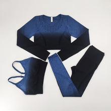 Load image into Gallery viewer, MARIS Gym Clothing for Woman Yoga Fitness Sets 2 or 3 Pieces Sports Bra or Long Sleeves Crop Top & Leggings