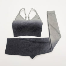 Load image into Gallery viewer, MARIS Gym Clothing for Woman Yoga Fitness Sets 2 or 3 Pieces Sports Bra or Long Sleeves Crop Top & Leggings
