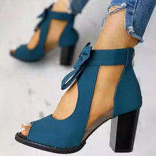 Load image into Gallery viewer, KATY Women's High Heels Square Bottom Ankle Buckle Strap Sandals