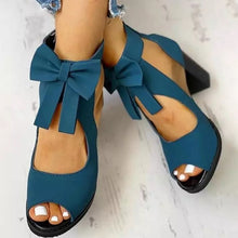 Load image into Gallery viewer, KATY Women's High Heels Square Bottom Ankle Buckle Strap Sandals
