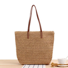 Load image into Gallery viewer, OTTO Weaving Handmade Straw Bag Handbag Tote Bag Shoulder Bag - Bali Lumbung