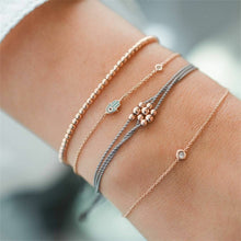 Load image into Gallery viewer, PRUDY 4 Pieces/ Set Handmade Chain Palm Charm Beaded Bracelets - Bali Lumbung