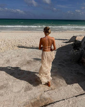 Indlæs billede til gallerivisning BAE 2-Piece Fashion Set Maxi Skirt Sleeveless Halter Top - Bali Lumbung