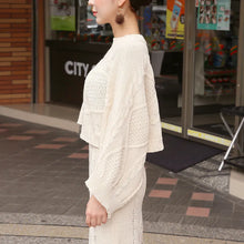 Load image into Gallery viewer, CARLIE Elegant Slim Two Pieces High Waist SweaterMeium Long Dress