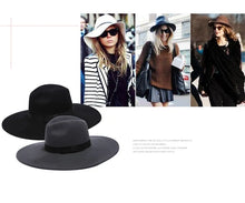 Afbeelding in Gallery-weergave laden, JARI Wide-Brimmed Fedora Hat with a Fashionable Look