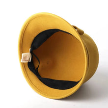 Laden Sie das Bild in den Galerie-Viewer, PEPPA Bowler Fedora Cloche Top Hat with Stylish Bowknot