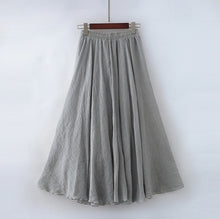 Load image into Gallery viewer, TERRI #1 Women Boho Casual Maxi Skirts Summer High Waist with A-Line Cut