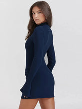 Load image into Gallery viewer, AMORE Long Sleeved Mini Skirt Dress features a front pocket - Bali Lumbung