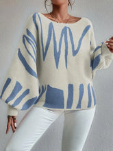 Load image into Gallery viewer, SLOAN Loose Pullover Knitted Sweater with Lantern Sleeves