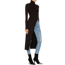 Laden Sie das Bild in den Galerie-Viewer, ARABEL Long Casual Solid Split Midi Loose Vestido Oversized Pullover Sweatshirt
