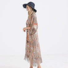 Afbeelding in Gallery-weergave laden, ANYA Boho Cardigan Scarves Shawl Kimono Style Dress Swimsuit Cover-Up - Bali Lumbung