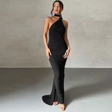 Indlæs billede til gallerivisning DUCY Stylish Women&#39;s Backless Maxi Dress with Ruched Design
