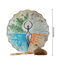 Laden Sie das Bild in den Galerie-Viewer, KAYDEN Vegan Shaman Tree Of Life Siberian Drum Spirit Handmade Crafts - Bali Lumbung
