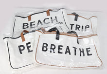 Laden Sie das Bild in den Galerie-Viewer, WOODY #2 Spacious Canvas Tote Beach Bag