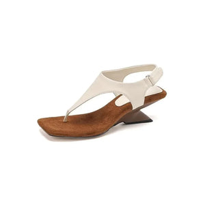 ALIA #2 Women's Sandals feature a Square Toe, Heterotypic Heel, and Buckle Strap