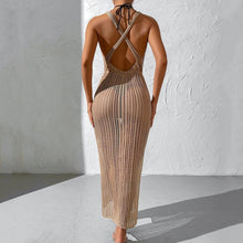 Laden Sie das Bild in den Galerie-Viewer, FIKA Women&#39;s Swimwear Cover-Up Dress with Slit - Bali Lumbung