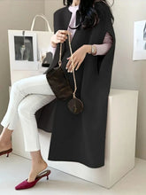 Cargar imagen en el visor de la galería, OKI Elegant Sleeveless Coat for Women is a Solid and Thick Korean Design