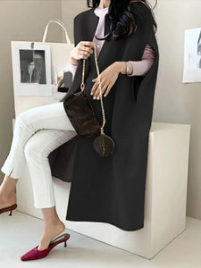 OKI Elegant Sleeveless Coat for Women is a Solid and Thick Korean Design