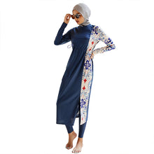 Cargar imagen en el visor de la galería, AIZA 2 Islamic Women Muslim Swimwear Modest Long Dress and Pants Burkini, Swim Surf Wear, Sport Full 3 Piece Sets