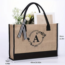 Load image into Gallery viewer, IOKE #1 A to Z Initials A to Z, Bohemian Style Summer Tote Bag