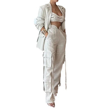 Load image into Gallery viewer, BAE Elegant Two Piece Suit with High Waist Trousers