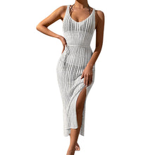Load image into Gallery viewer, FIKA Women&#39;s Swimwear Cover-Up Dress with Slit - Bali Lumbung