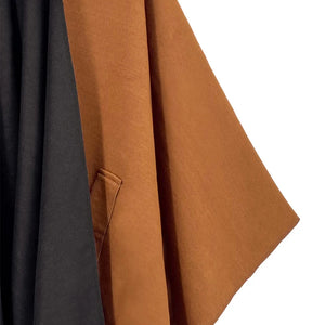 SERBET Poncho - Warm, Thick, Double Sided