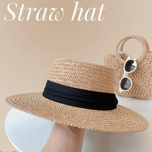 TRIXI Women's Straw Panama Hat is perfect for summer days out