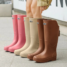 Load image into Gallery viewer, BLYTE #1 Ladies&#39; Waterproof Rain Boots with Anti-Slip Soles &amp; Fashionable Long Tube Design