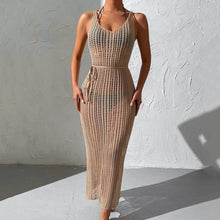 Laden Sie das Bild in den Galerie-Viewer, FIKA Women&#39;s Swimwear Cover-Up Dress with Slit - Bali Lumbung