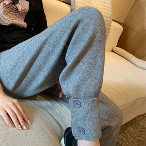 EMBER Autumn/Winter High Waist Thicken Baggy Joggers Sweatpants